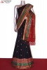 Designer Black Handloom Soft Silk Saree